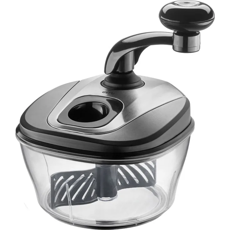 Gefu Multizerkleinerer Spino, Rühr-Einsatz, 1,5 L Fassungsvolumen, schwarz, transparent