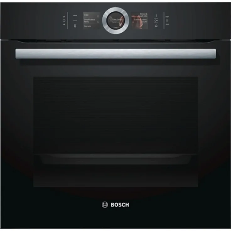 Bosch HSG636BB1 Serie 8, Backofen, Energieeffizienzklasse A+, Einbau, elektrisch, Volumen 71 l, Breite 59,5 cm, 12 Beheizungsarten, Schnellaufheizung, Externe Dampferzeugung