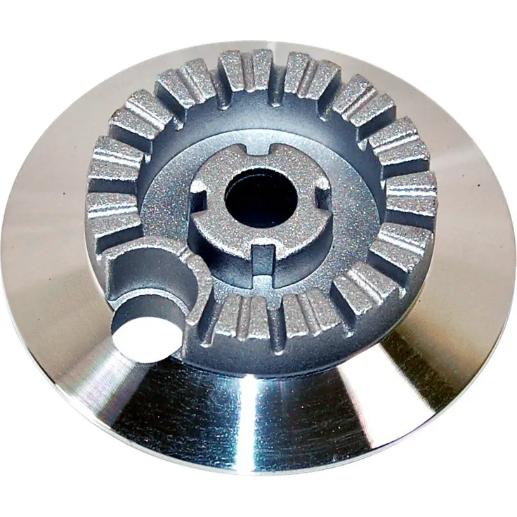 Bauknecht Hob Kleine Gasherd Brennerkörper. Original-Teilenummer 481936078397 C00317290