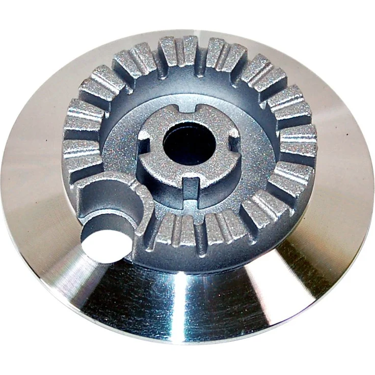 Bauknecht Hob Kleine Gasherd Brennerkörper. Original-Teilenummer 481936078397 C00317290