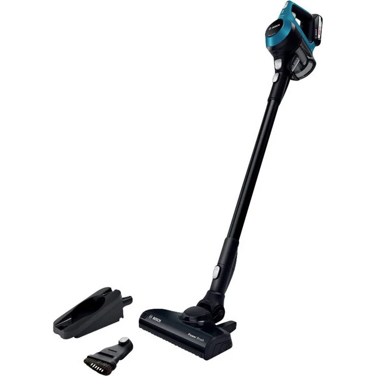Bosch BKS6111P Unlimited Serie 6 Handstaubsauger, 30 min Akkubetrieb, Akkuwechsel-Option, blau – Bild 1