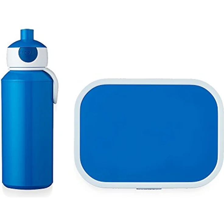 Mepal Pop-up Trinkflasche und Brotdose lunchset-Campus-pubd-blau, abs, 0 mm, 2 – Bild 1