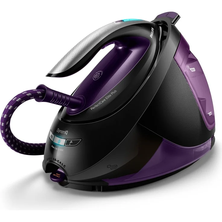 Philips GC9675-80 Dampfbügelstation PerfectCare Elite Plus (2700 W, Optimal Temp, 7,7 bar Dampfdruck, 550 g-Min. Dampfstoß, extrem leicht und leise) violett – Bild 1