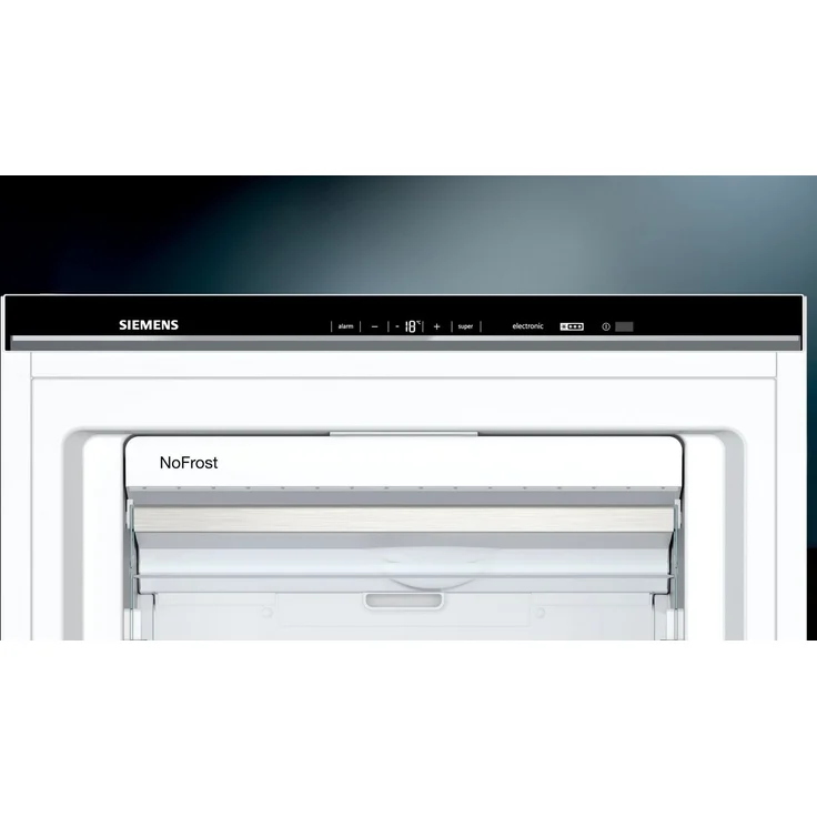 Siemens GS58NAWCV Gefrierschrank, freistehend, weiß, NoFrost, Schnellgefrieren, LED, Breite 70 cm, Energieklasse C – Bild 3