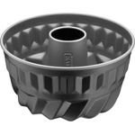 Kaiser Inspiration Bund-- Gugelhupfform Mini, Ø 16 cm, antihaftbeschichtet, Backform für 1-2 Rezeptportion, gleichmäßige Bräunung, schwarz