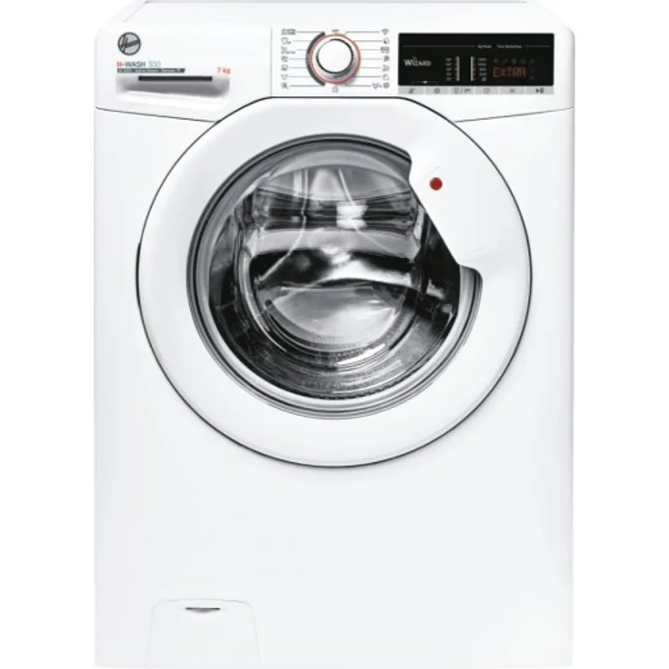 Hoover H3WS4 275TE-1-S, Frontlader-Waschmaschine, D, Fassungsvermögen 7 kg, Standgerät, Breite 60 cm, Startzeitvorwahl, Dampf-Funktion – Bild 1