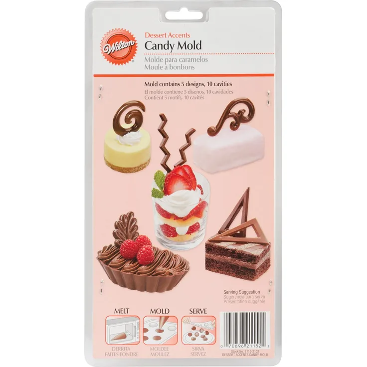 Wilton 2115-2102 Dessert Form für Plätzchen, Akzente