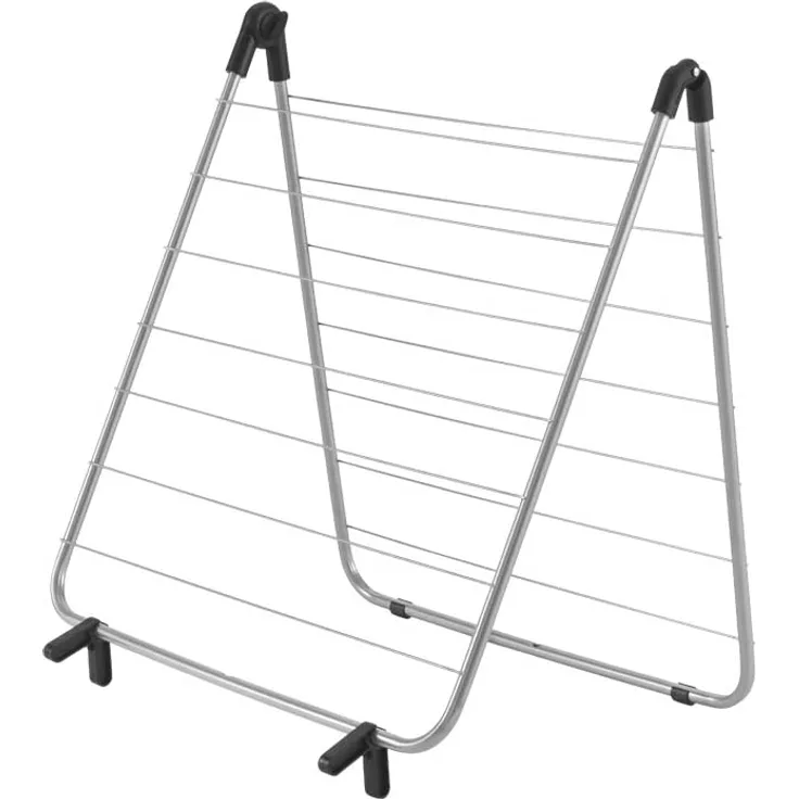 Metaltex 407407031 Nevis Badewannen-Wäschetrockner, mit ca. 7 m Trockenlänge, Silber - Metallic-Grau