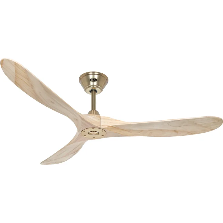 CasaFan Energiespar Deckenventilator Eco Genuino Messing - Natur 152 cm