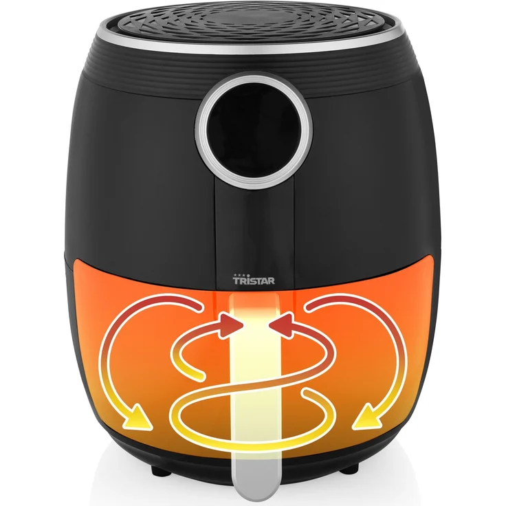 Tristar FR-6956 Digital Crispy Fryer, Heißluft-Fritteuse, 4,5 L, Digitalanzeige, 8 Programme, 1500 Watt, schwarz – Bild 2