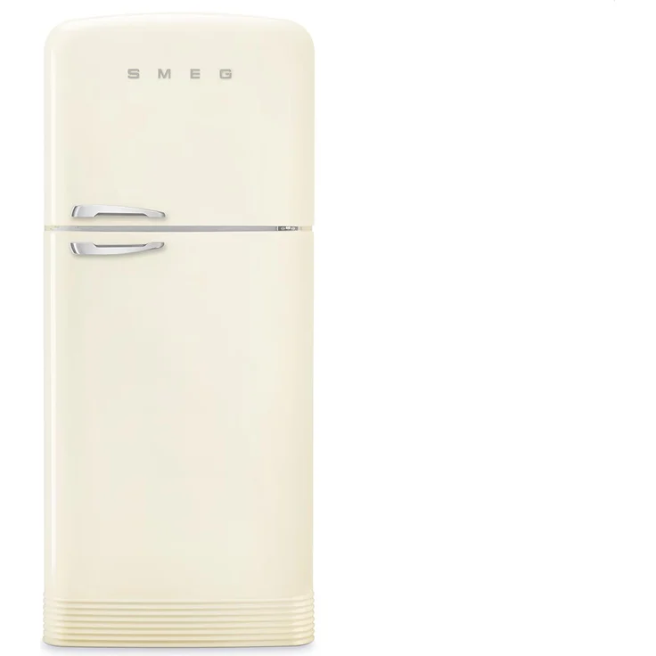 Smeg FAB50RCR5 Kühl-Gefrierkombination, freistehend, cremefarben, Energieklasse E – Bild 1