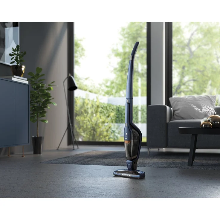 AEG Ergorapido CX7-2-I360 Handstaubsauger, 45 min Akkubetrieb, LED-Frontlicht, 180° Drehgelenk, Bürstenreinigungsfunktion, freistehend, blau  – Bild 10