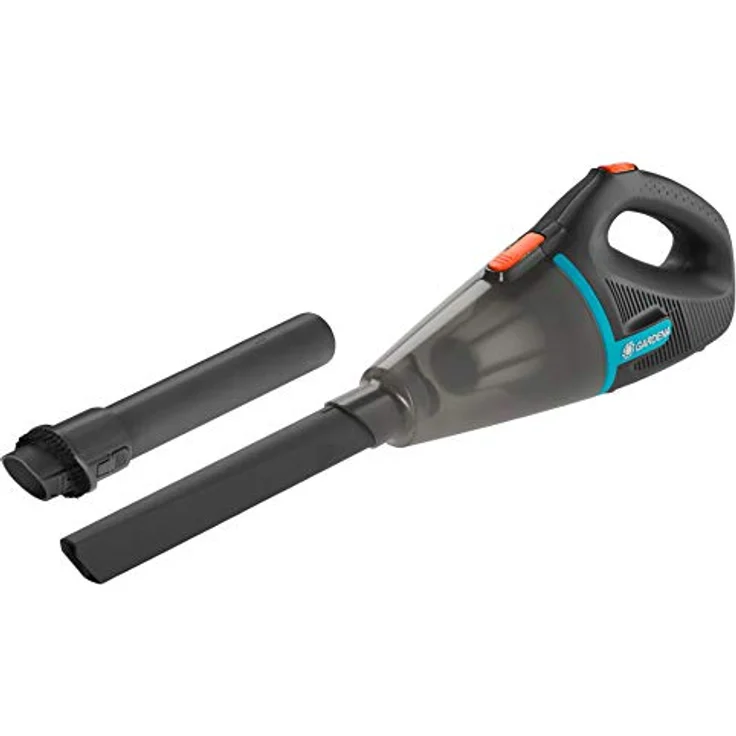 GARDENA Outdoor Handsauger EasyClean Li: Akku-Sauger für feuchte und trockene Partikel, integrierter Li-Ionen-Akku, hohe Saugleistung (9339-20) – Bild 1