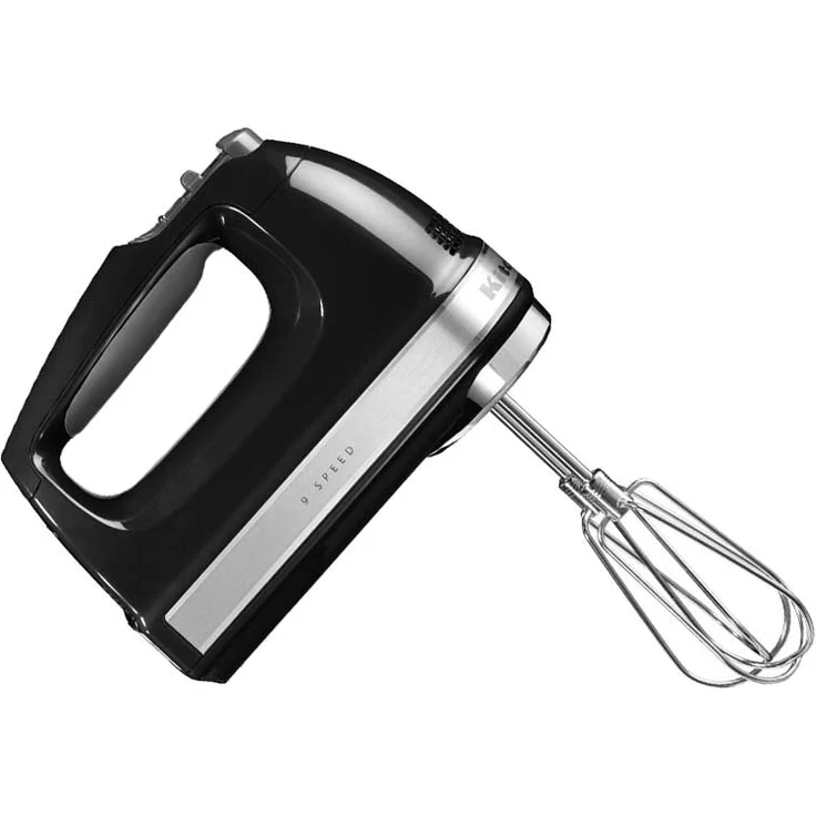 KitchenAid 5KHM9212EOB Handmixer, 85 Watt, 9 Geschwindigkeitsstufen, LED-Anzeige, schwarz – Bild 3