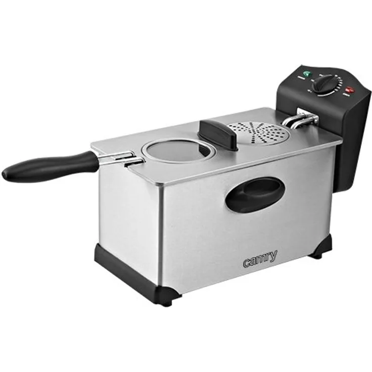 Camry CR4909 Fritteuse, 3 l, Grau