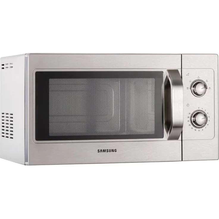 Samsung Mikrowelle, Standgerät, 1100 Watt, 26 Liter Garraum, silber, Edelstahl, leichte Nutzung