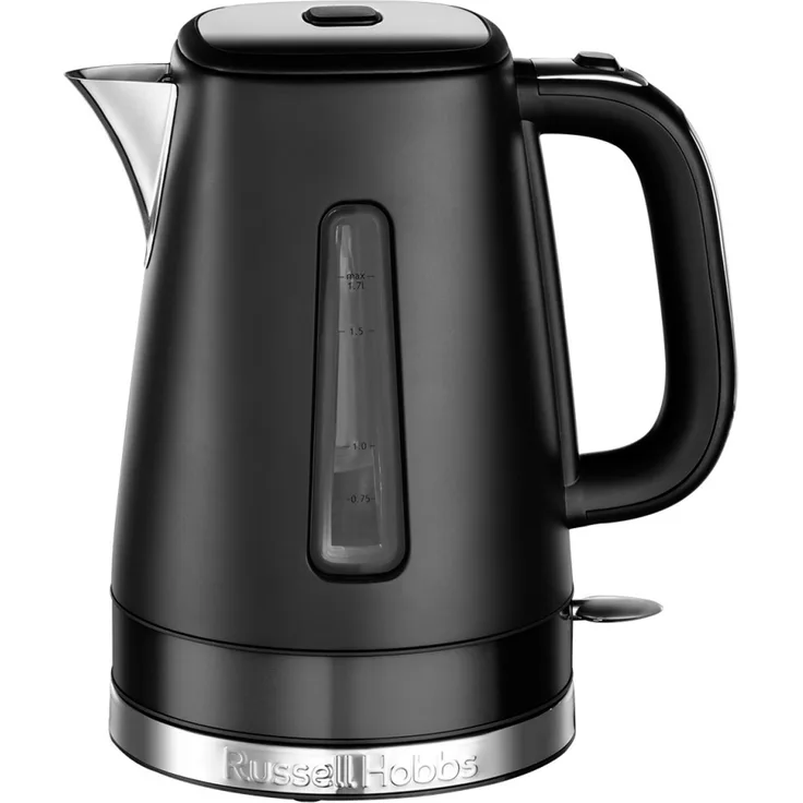 Russell Hobbs 26140-70 Wasserkocher, 2400W, 1,7L, Schnellkochfunktion, matt schwarz