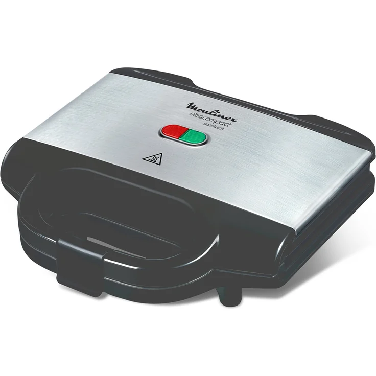 Moulinex SM156D Ultracompact Metal Sandwich-Maker, Platten mit Antihaftbeschichtung – Bild 1