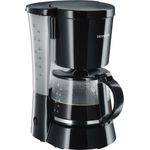 SEVERIN Kaffeemaschine, Für gemahlenen Filterkaffee, 10 Tassen, Inkl. Glaskanne, KA 4479, Schwarz