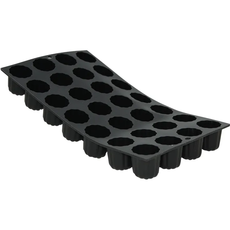 DE BUYER Formen, Silikon, schwarz, 27.9 x 20.1 x 10.9 cm
