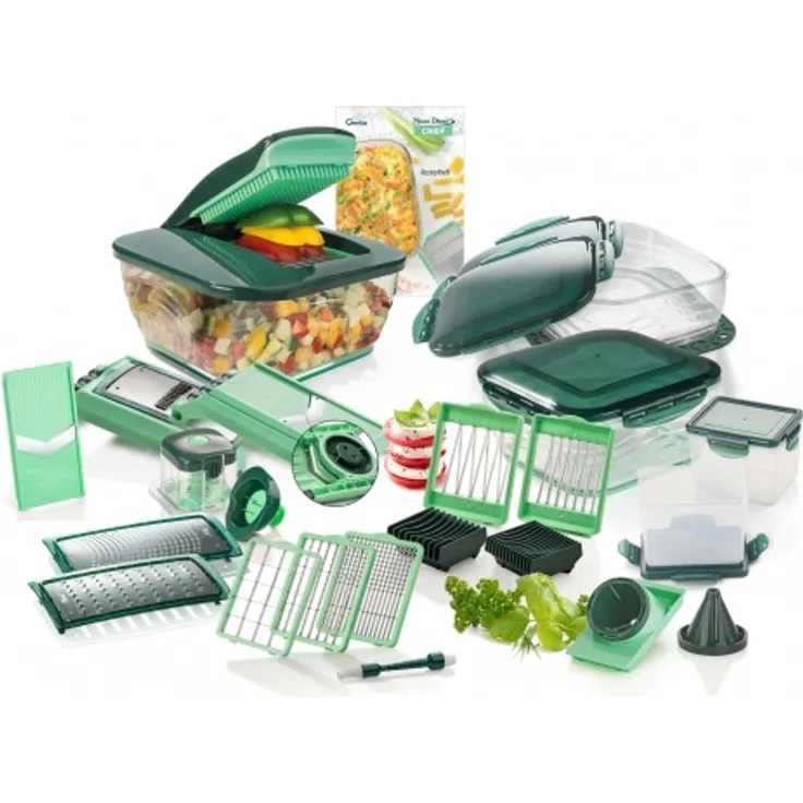 Nicer Dicer Chef (34-tlg.) | inkl. Glasschüssel-Set