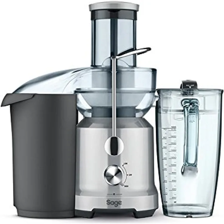 SAGE SJE430 the Nutri Juicer Cold Entsafter mit extragroßem Einfüllschacht, Gebürstetes Edelstahl