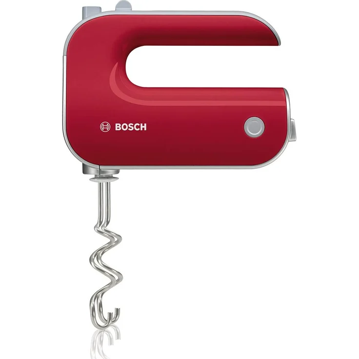 Bosch MFQ40303 Handrührer Styline, 5 Geschwindigkeiten, 500 Watt, 2 Rührbesen, 2 Edelstahl-Knethaken, spülmaschinengeeignet, deep red, rot – Bild 3