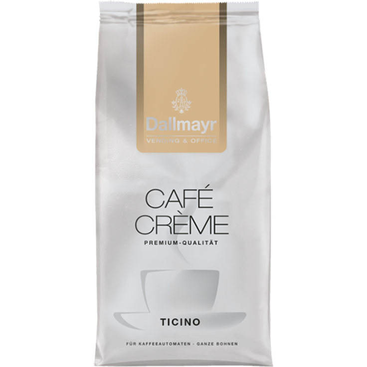 Dallmayr Café Crème Ticino Vending & Office, ganze Bohnen, 1000g