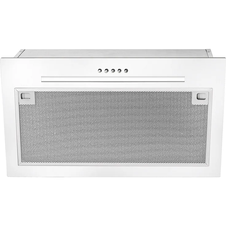 Teka GFG GLASS WHITE Dunstabzugshaube, E, Abluft und Umluft, Einbaugerät, Breite 55 cm, 3 Gebläsestufen