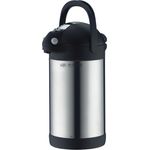 alfi 0887.020.300 Getränkespender, Pumpkanne Big Spender, Edelstahl mattiert 3,0 Liter, 12 Stunden heiß, 24 Stunden kalt