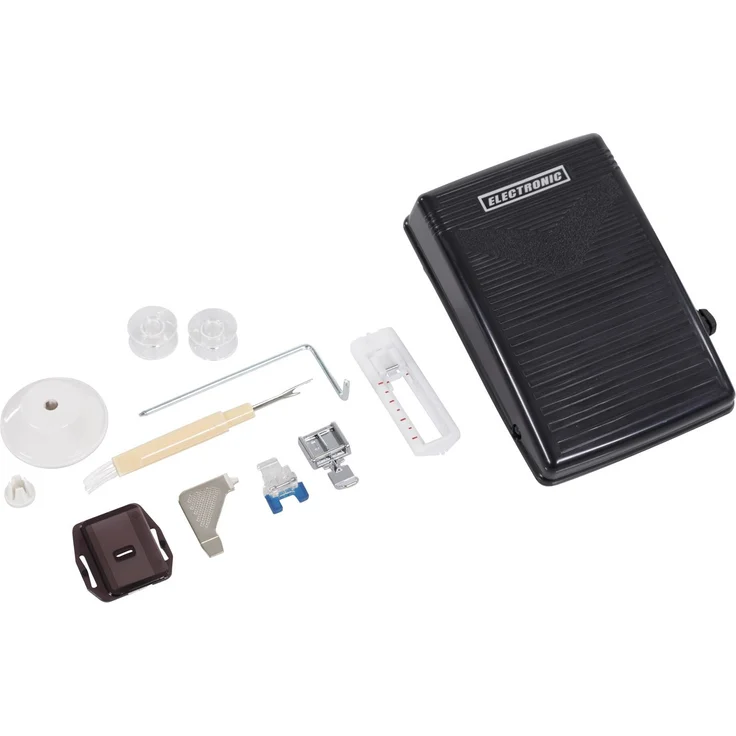 Singer 3223R Simple Freiarm-Nähmaschine 23 Sticharten Nählicht rot Freiarm-Nähmaschine, rot – Bild 4