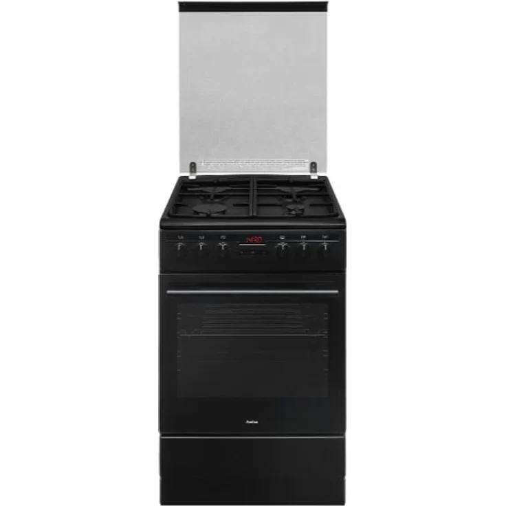Amica SHEG 904 000 SM Standherd Elektro-Gas Heißluft Schwarz EEK: A – Bild 1