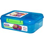 Sistema Bento Lunch Box mit Obst-Joghurt Topf, mehrfarbig, 1,65 Liter (farbig sortiert)