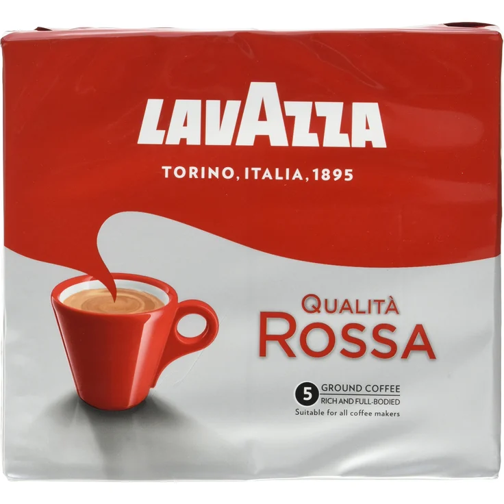 Lavazza Gemahlener Kaffee - Qualità Rossa - 2er Pack (2 x 500 g) – Bild 1