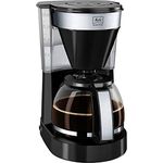 Melitta 1023-04 Easy Filter-Kaffeemaschine, schwarz-edelstahl