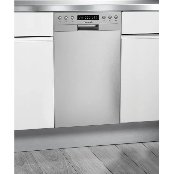 Hanseatic HGU4582C10J7710DI, Geschirrspüler, C, Geräuschemissionsklasse B, Geräuschemissionen 44 Dezibel