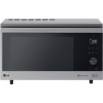 LG MJ3965ACS Mikrowellen Ofen 4 in 1 Smart Inverter mit Grill, Standgerät, maximale Leistung Umluft 1850 Watt, 39 Liter Garraum
