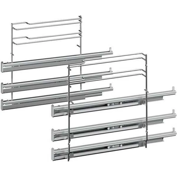 Siemens HZ638370, Backofen-Teleskopauszug, Metall, 3 Auszugsebenen