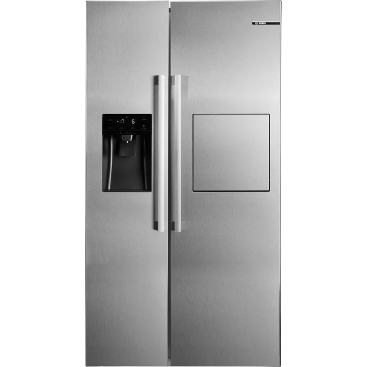 Bosch KAG93AIEP Side-by-Side-Kühlschrank, freistehend, edelstahl mit Antifingerprint, NoFrost, Schnellkühlen und -gefrieren, Wasser- und Eiswürfelspender, Festwasseranschluss, Breite 90.8 cm – Bild 3