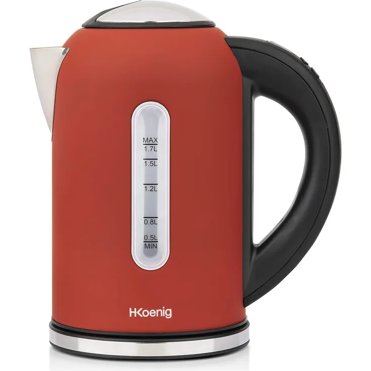 H.Koenig BOE54 Wasserkocher, Metall, 1.7 liters