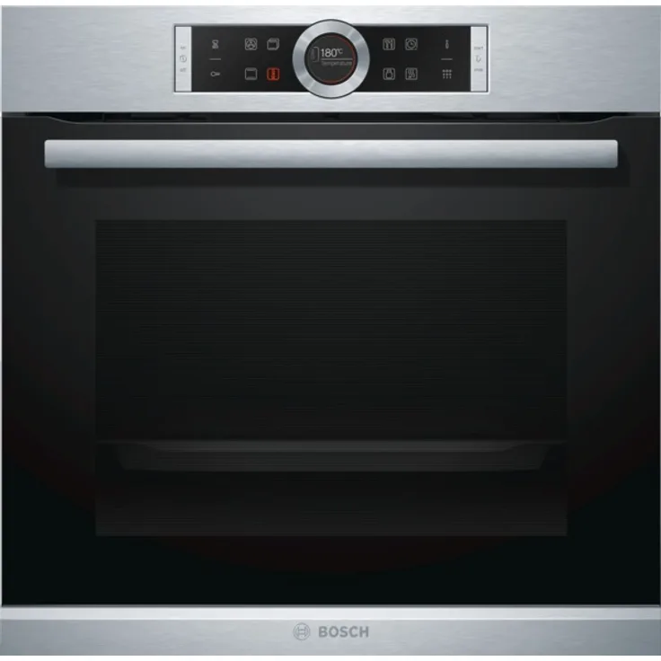 Bosch HBG675BS1 Serie 8, Backofen, A+, Einbaugerät, elektro, Volumen 71 l, Breite 59,5 cm, Selbstreinigung pyrolytische Selbstreinigung, Anzahl Beheizarten 13, Kindersicherung, Sensorbedienung mit Touch Control