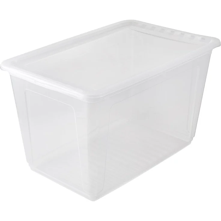keeeper Aufbewahrungsbox mit Air Control System, 59 x 39 x 35 cm, 52 l, Bea, Transparent – Bild 1