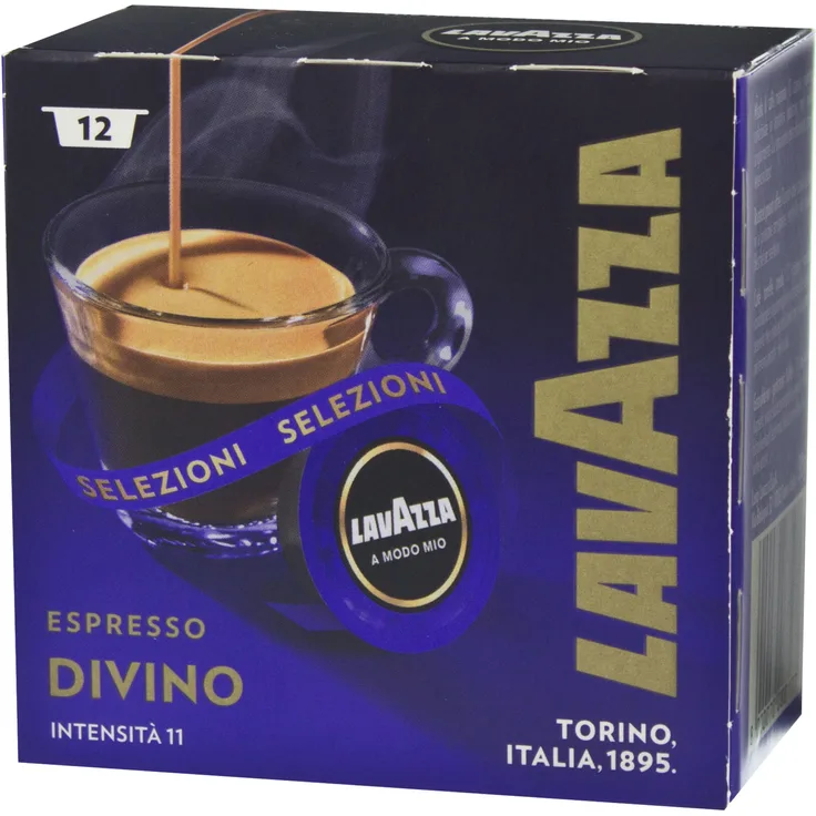 Lavazza A Modo Mio Espresso Divino, Kaffee, Kaffeekapseln, Robusta, Arabica, 12 Kapseln