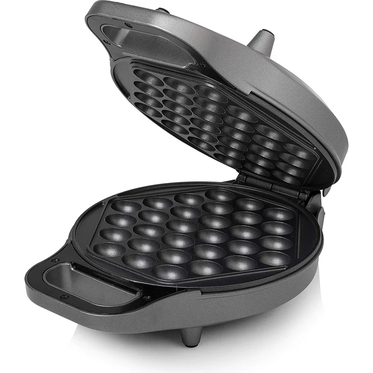 Princess 132465 Bubble-Waffeleisen, 180° aufklappbar, 700 Watt, 0,7 m Kabellänge, antihaftbeschichtet, schwarz – Bild 8