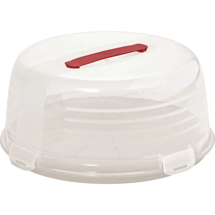 Curver Tortenbutler, Plastik, Cremig, 34.7 x 34.7 x 15.6 cm