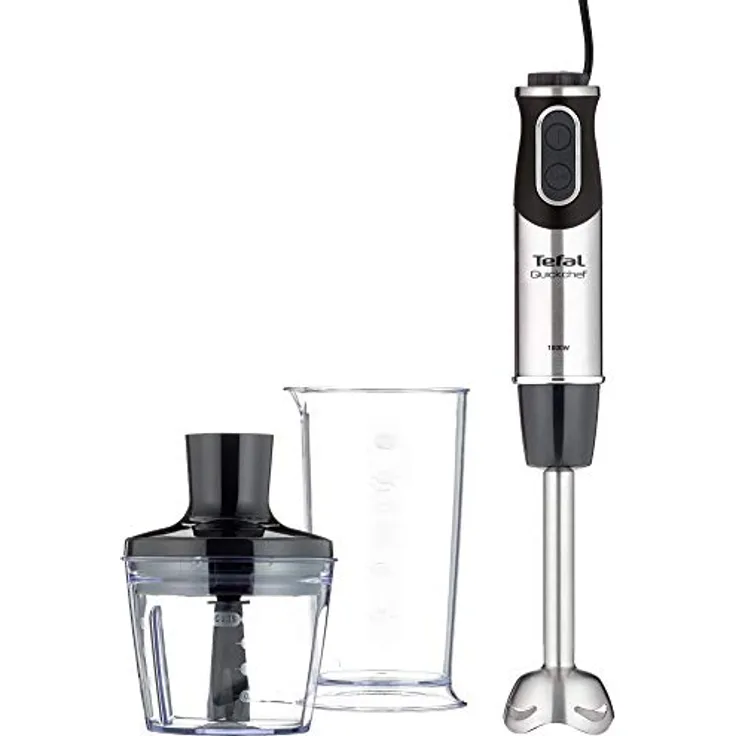Tefal HB6598 Blender, Polycarbonate, Schwarz, Edelstahl