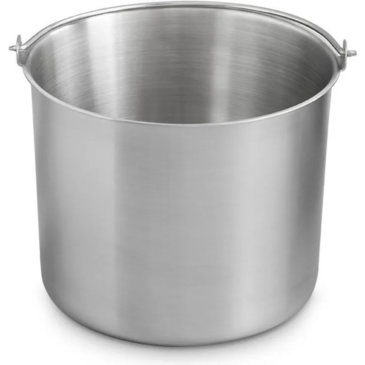 Springlane Eismaschine Edelstahl Eisbehälter für Eismaschine, Erika, 2,5L, Edelstahl, silber