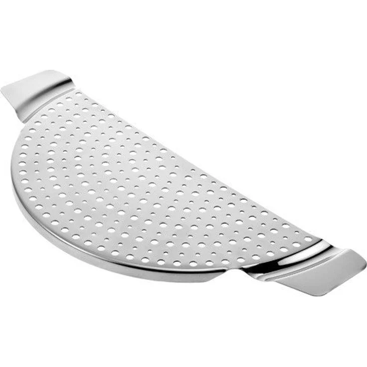 Westmark Abgießhilfe--sieb mit Griffen, Rostfreier Edelstahl, Für Töpfe bis Ø 24 cm, Silber, 16392260 – Bild 1