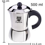 GRÄWE Espressokocher für 10 Tassen