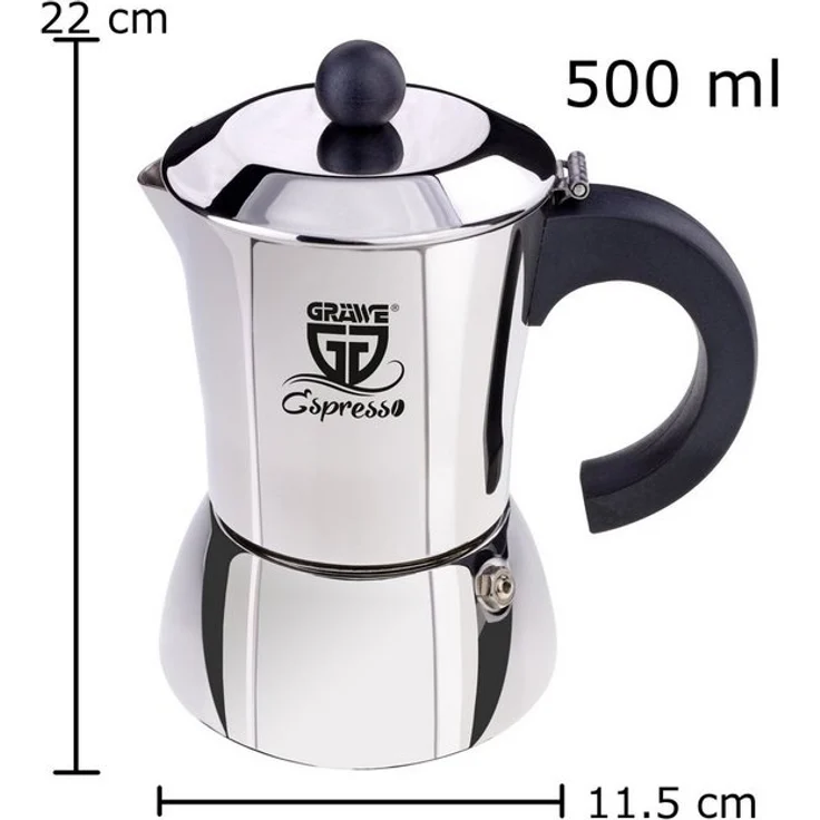 GRÄWE Espressokocher für 10 Tassen – Bild 1